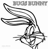 Bunny Bugs Coloring Pages Gangster Printable Face Kids Cool2bkids Color Getcolorings Print sketch template
