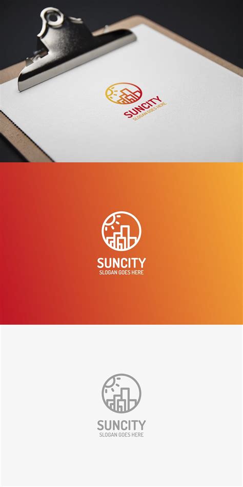 sun city logo  abou  envato elements city logo envato sun city
