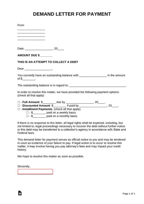 printable legal form  owed money printable forms
