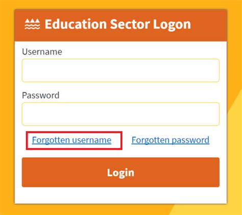 forgotten username  password applications  systems