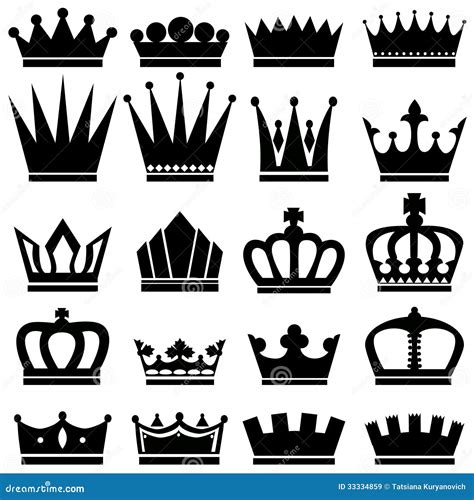 crowns royalty  stock images image