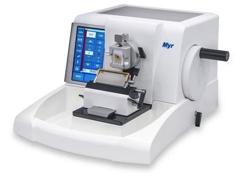 semi automated rotary microtome  paraffin blocks myr