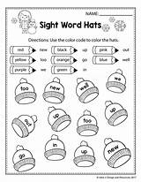 Worksheets Phonics Worksheet Kindergarten Grade Printable Sight Words Word Preschool Winter Coloring Pdf First Wisdom 2nd Color Fun Second Dolch sketch template
