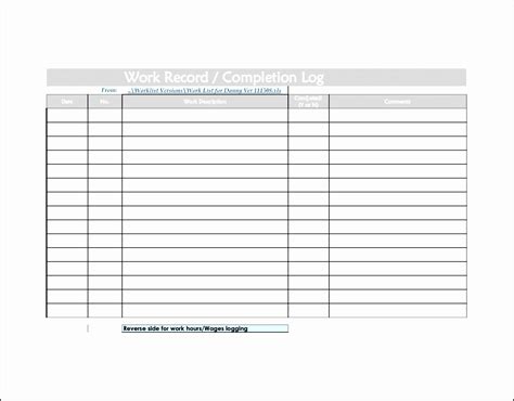 printable daily work log template sampletemplatess sampletemplatess