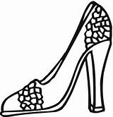 Coloring Pages High Heel Heels Shoe Colouring Fashion Clipart Printable Shoes Color Print Clipartbest Getcolorings Popular Sandals sketch template