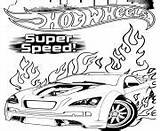 Wheels Coloring Pages Hot Speed Super sketch template