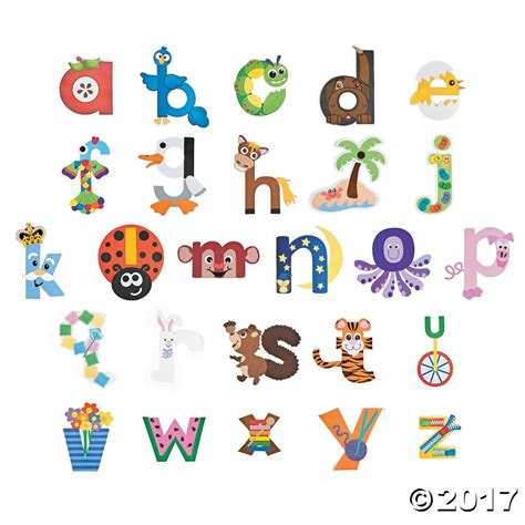 lowercase letters craft kits letter  crafts alphabet crafts