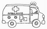 Ambulance Kenderaan Ambulan Mewarnai Kereta Basikal Lembaran Ambulancia Paramedic Kuala sketch template