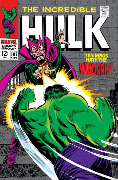 The Incredible Hulk 107 Ten Rings Hath The Mandarin Issue