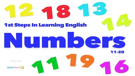 learn numbers    english  pictures  sound vocabulary