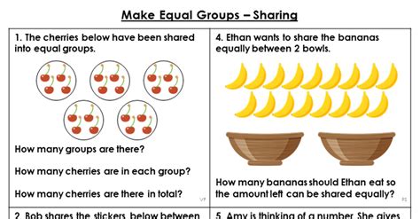 year   equal groups sharing lesson classroom secrets classroom secrets