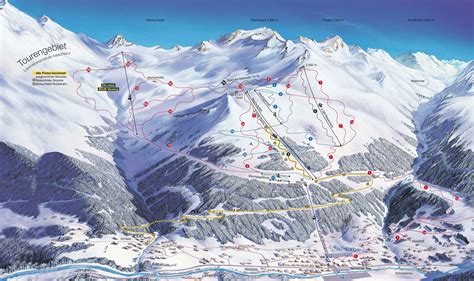 ski trail map