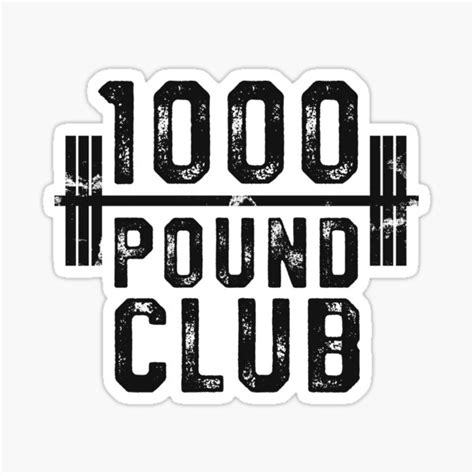 pound club  shirt powerlifting bodybuilding fitness sticker