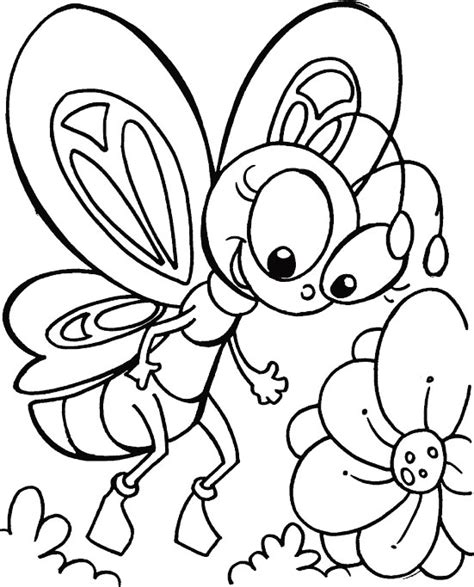 cute butterflies coloring pages easy cute butterfly coloring pages