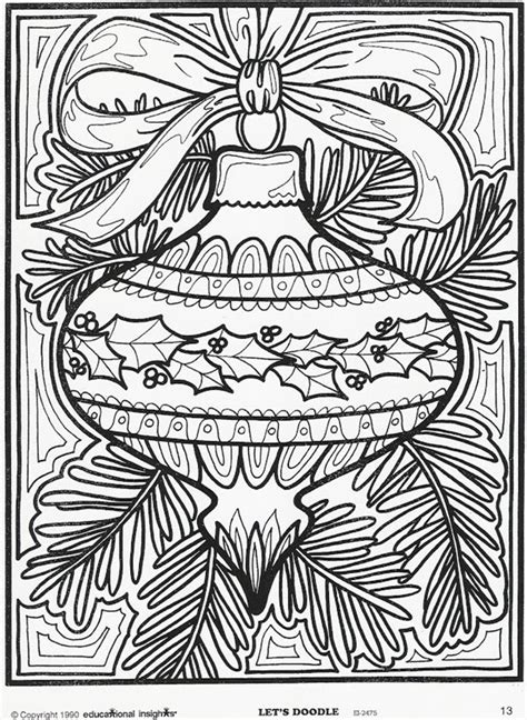 holiday coloring pages  adults  getcoloringscom