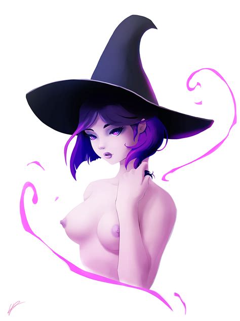 raven halloween pin up nude by hotpinkevilbunny hentai