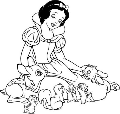 disney coloring pages snow white  getcoloringscom  printable