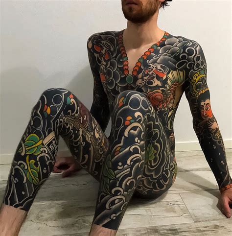 Japanese Bodysuit Tattoo By Koji Ichimaru Swipe To The Side To See