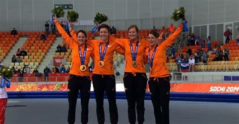 Netherlands Wins Gold Speed Skating Sochi 2014