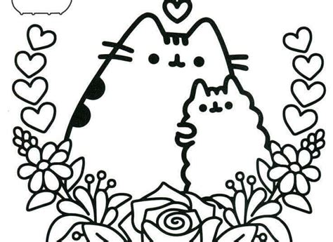 pusheen coloring pages  kids visual arts ideas