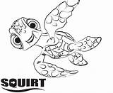 Dory Finding Nemo Turtle Tartaruga Ricerca Procurando Dorie Squirt Desenhosparacolorir Educative Blaze Trolls Pixar Páginas Frisch Busca Lusso Stencils Educativeprintable sketch template