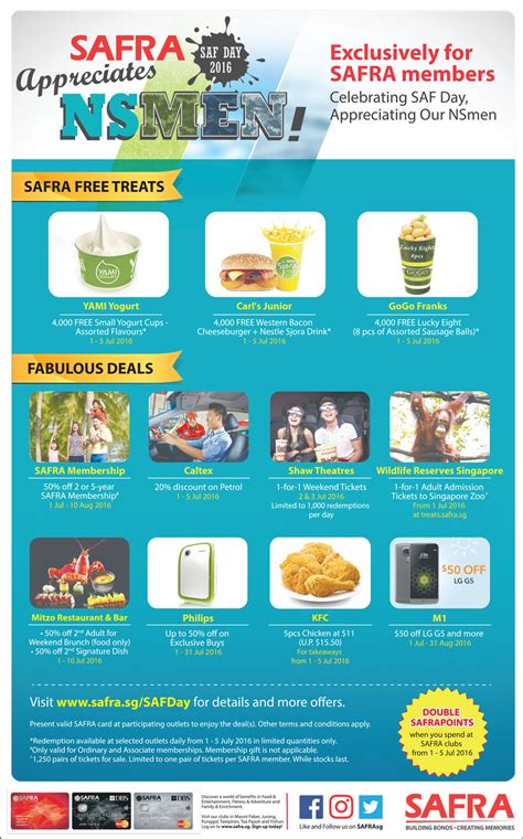 Safra Celebrates Saf Day With Free Treats And Deals In July This Year