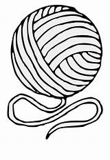Yarn Ball Clip Drawing Cartoon Wool Clipart Easy Clipartmag Library Clipground sketch template