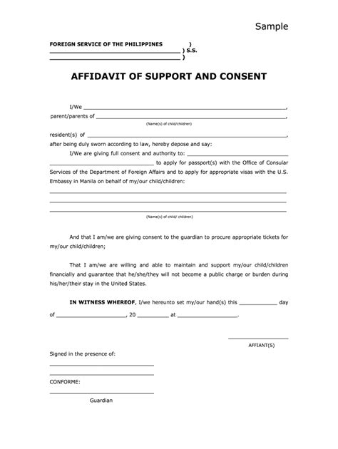 affidavit  parental consent  marriage philippines  fill
