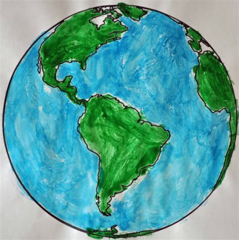 childrens learning activities earth day painting