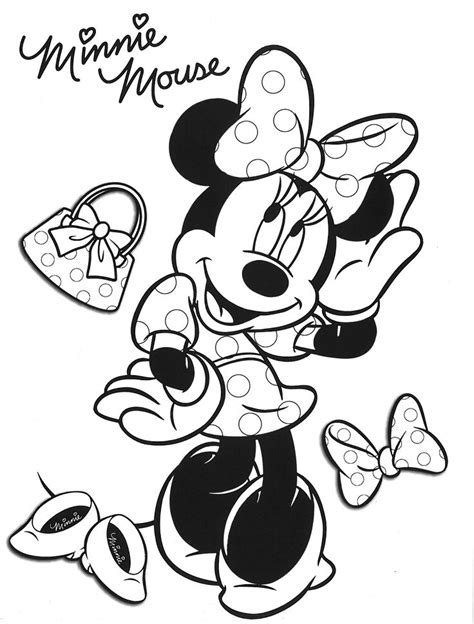 minnie minnie mouse coloring pages mickey mouse coloring pages