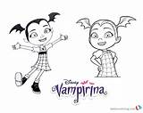 Vampirina Coloring Pages Lineart Printable sketch template