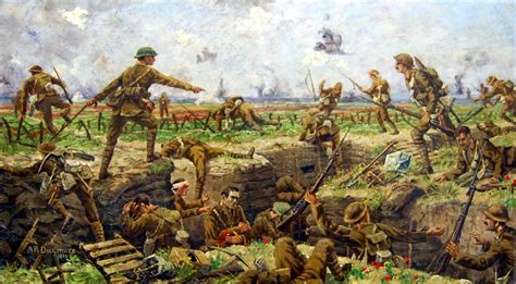 troops    top  world war battle   somme ww war art pinterest