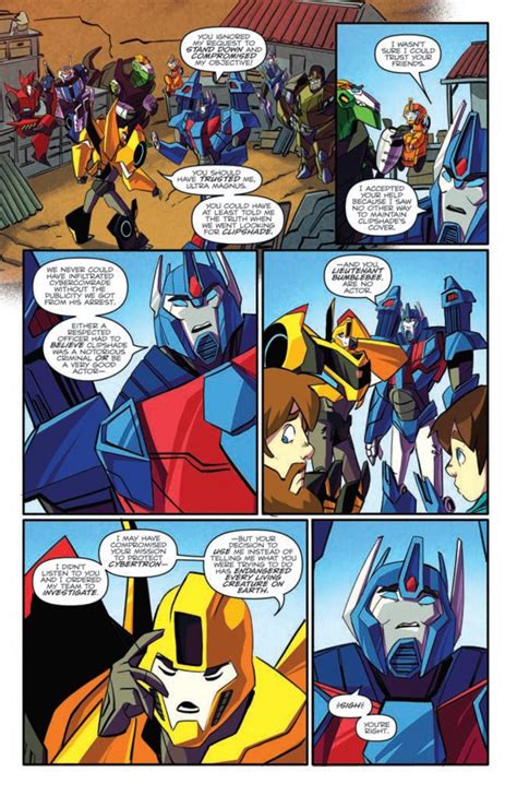 transformers robots in disguise issue 4 full preview transformers news tfw2005