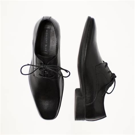 black leather shoes ajs formalwear  tuxedo rental