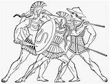 Spartan Granger Achilles Ancient Spartans Athenian sketch template