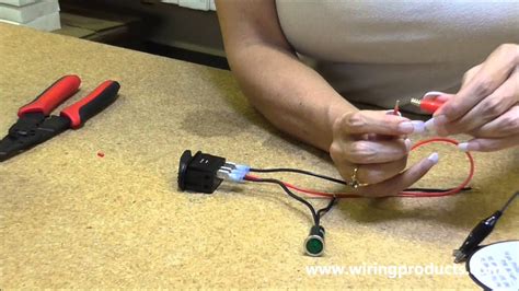 wiring  rocker switch  led