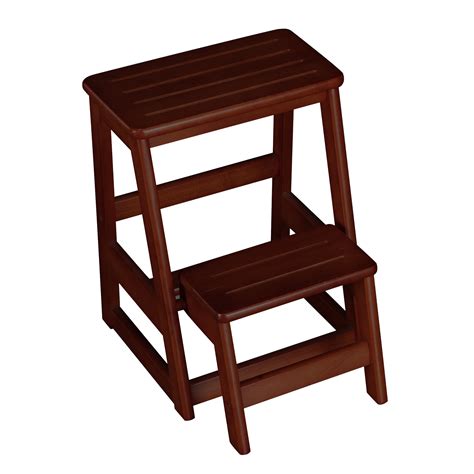 wildon home  step wood folding compact step stool   lbs load capacity reviews