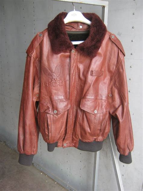 force army aviation jacket leather catawiki