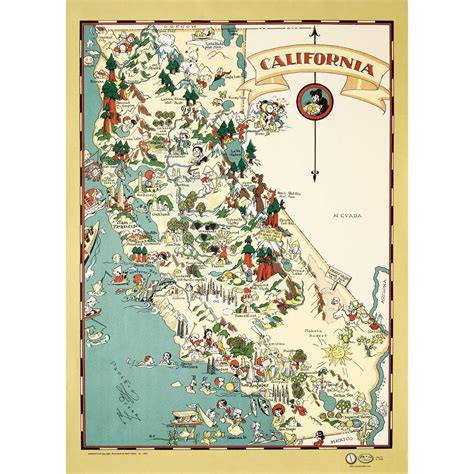 california map map wrapping paper california map gift wrapping