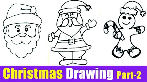 christmas special drawing part  christmas drawing  easy