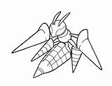 Beedrill Printable sketch template
