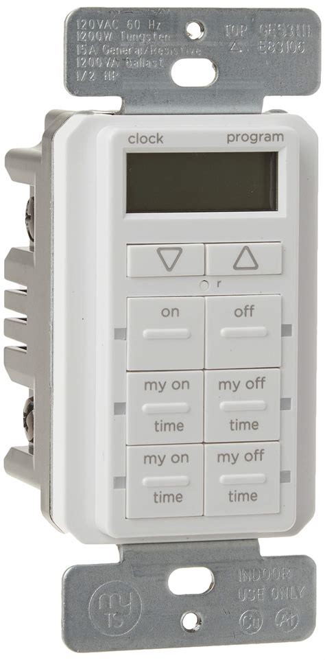 mytouchsmart  hour  wall digital timer  programmable easy onoff