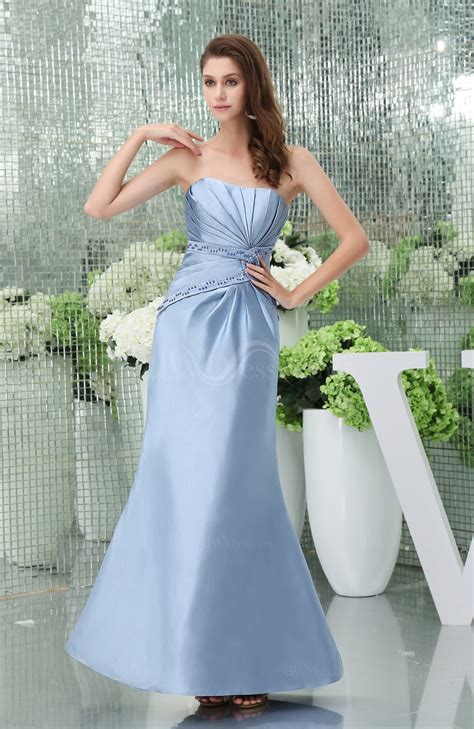 Gorgeous Mermaid Strapless Backless Ankle Length Sequin