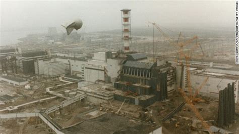 drone footage shows derelict remains of chernobyl