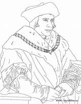 Moro Tomas Shakespeare Hellokids Anglo Britse Kleurplaten Historische Figuren Saxons Saxon Britanicos Printen Heilige Farben Drucken sketch template