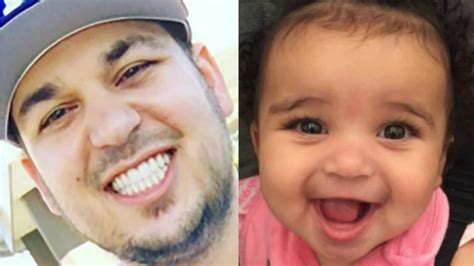rob kardashian shares adorable photo of daughter dream sitting up on