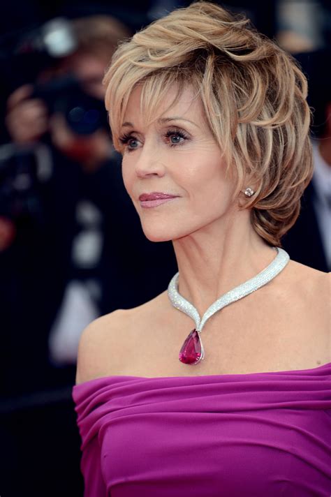 The One And Only Jane Fonda Cannes 2013 Cabello Pinterest Corte