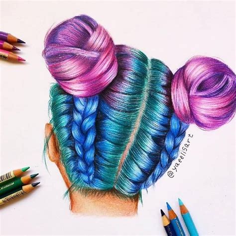 8 Marvelous Learning Pencil Drawing Ideas How To Draw Hair Color