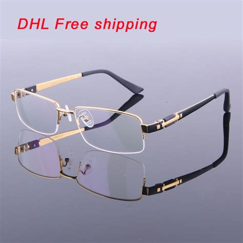 Titanium Eyeglasses Rimless Business Style Eye Glasses Frames For Men