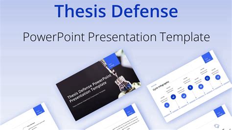 thesis defense powerpoint  template